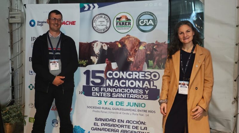 Sanidad animal, bioseguridad y mercados internacionales: el CMVER participó del 15° Congreso Nacional de Entes y Fundaciones