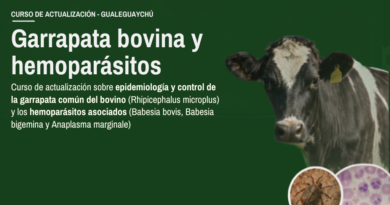 Curso de actualización: control de garrapata bovina y hemoparásitos asociados